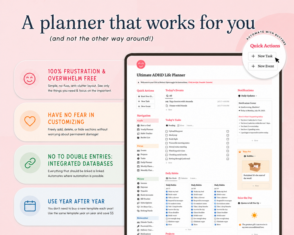 The ADHD Notion Life Planner™