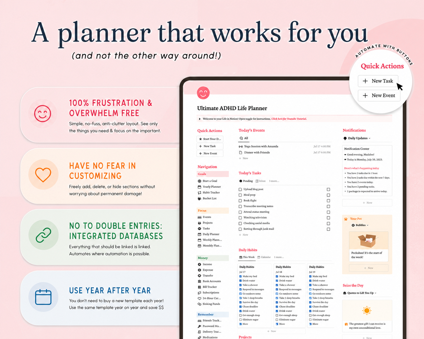The ADHD Notion Life Planner™