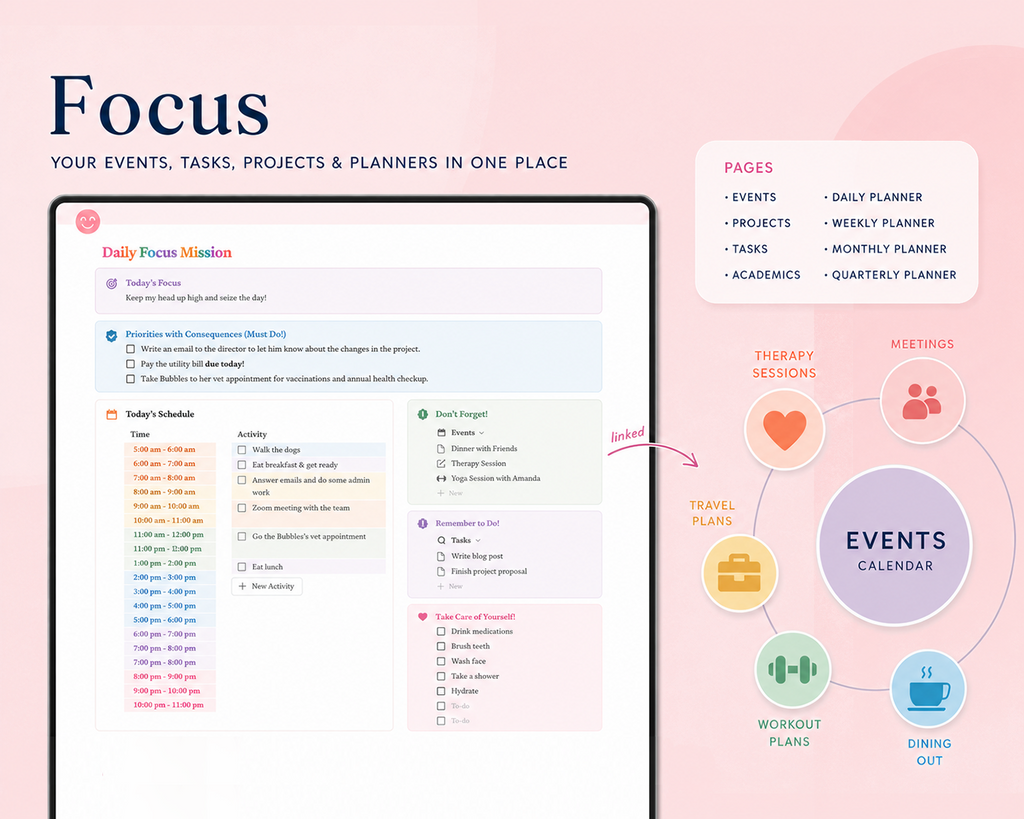 The ADHD Notion Life Planner™