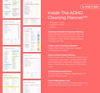 The ADHD Cleaning Planner™ - Elunora Wellness