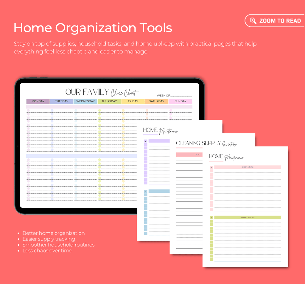 The ADHD Cleaning Planner™ - Elunora Wellness