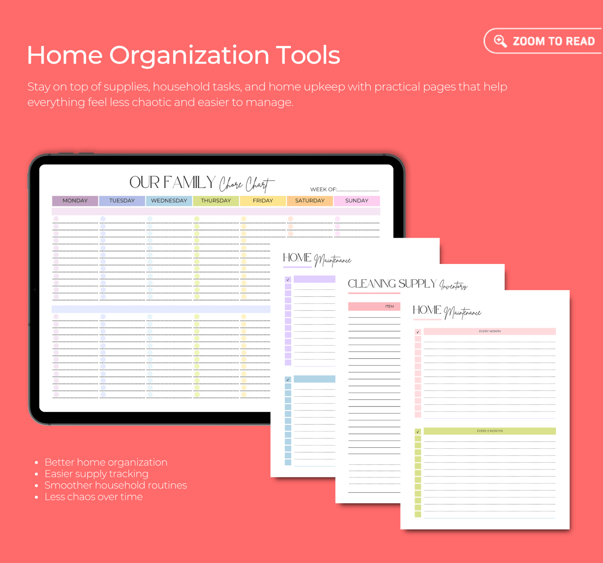 The ADHD Cleaning Planner™ - Elunora Wellness