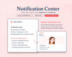 ADHD Notion Life Planner template for organizing tasks, routines, reminders, money and self-care