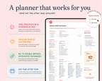 ADHD Notion Life Planner template for organizing tasks, routines, reminders, money and self-care