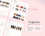 ADHD Notion Life Planner template for organizing tasks, routines, reminders, money and self-care
