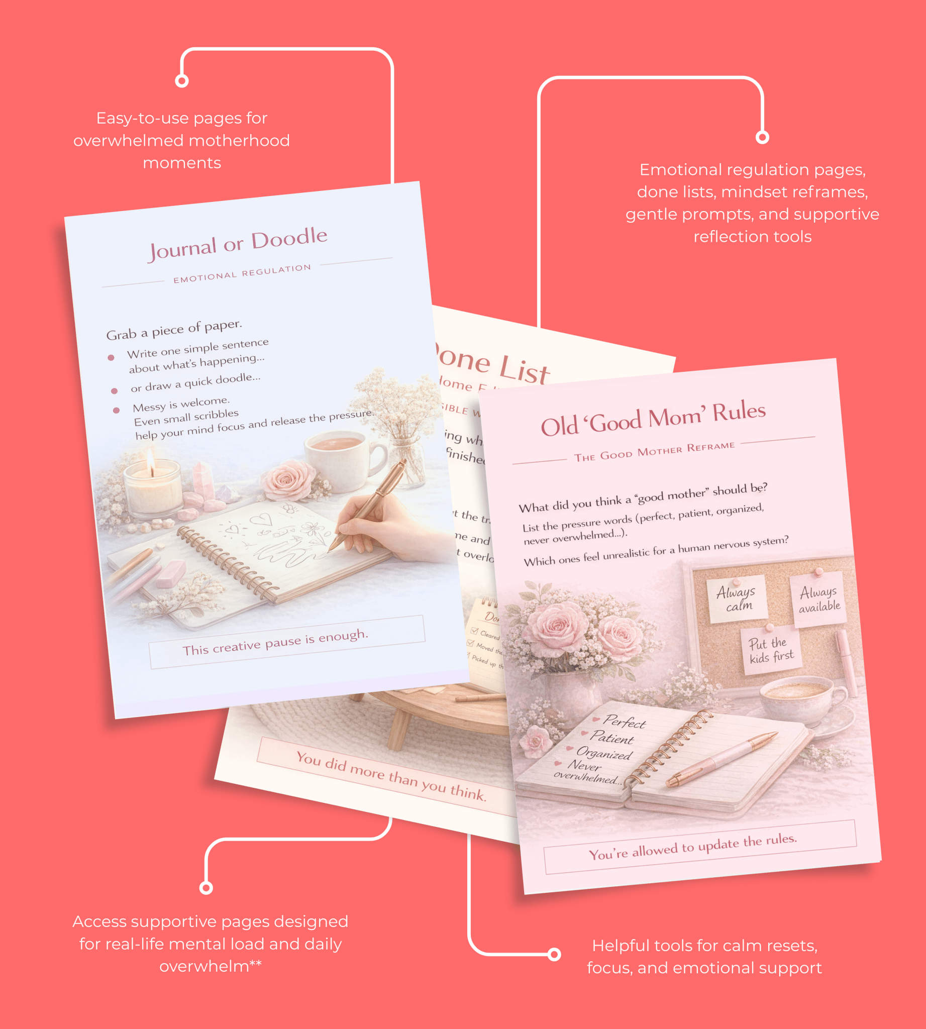 ADHD mom support system by Elunora Wellness for overwhelmed mothers