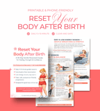 Postpartum recovery program for moms by Elunora Wellness digital support system