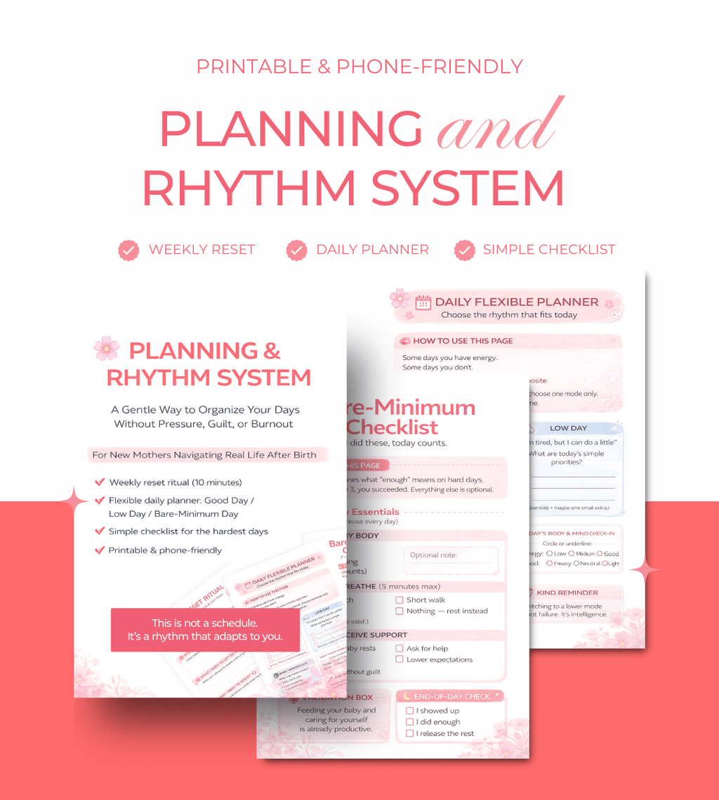 Postpartum recovery program for moms by Elunora Wellness digital support system