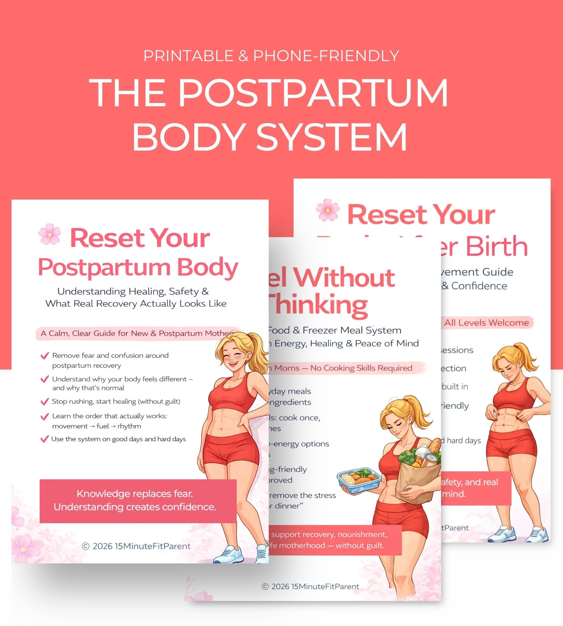 Postpartum recovery program for moms by Elunora Wellness digital support system